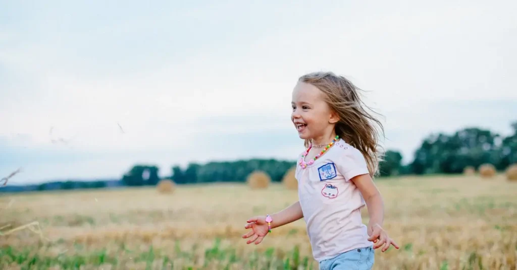 Child running