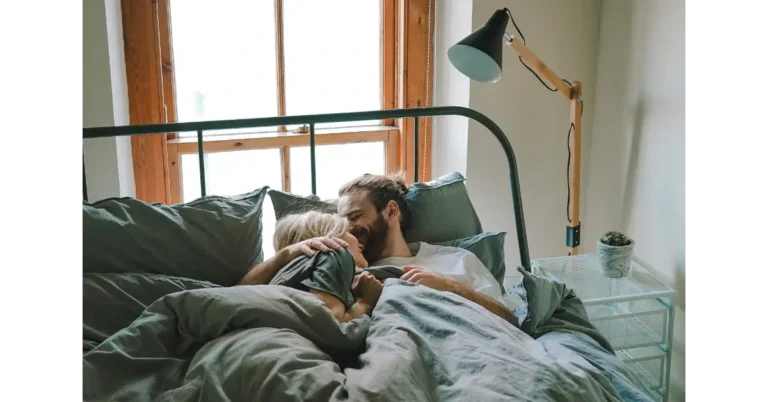 Couple in bed