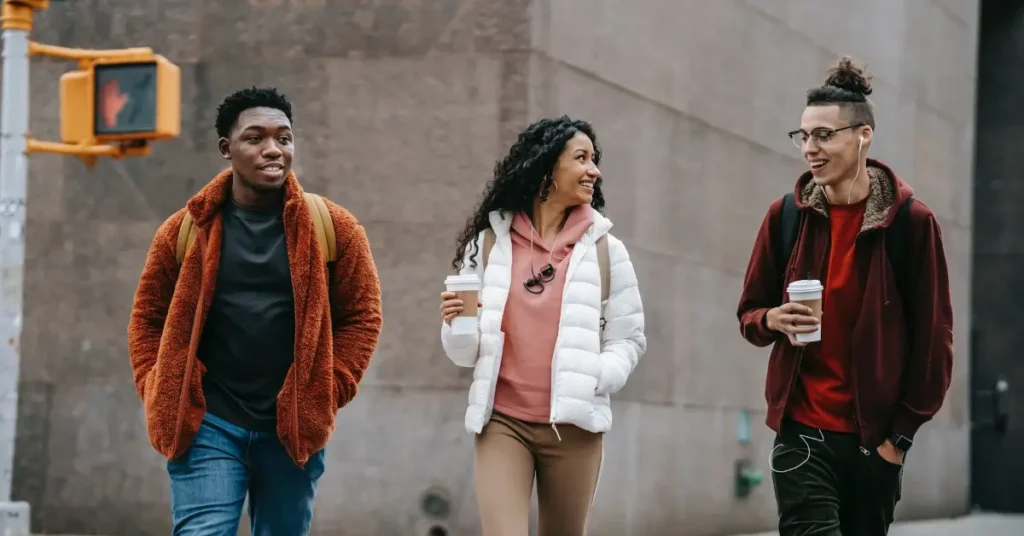 Group of Three Teens