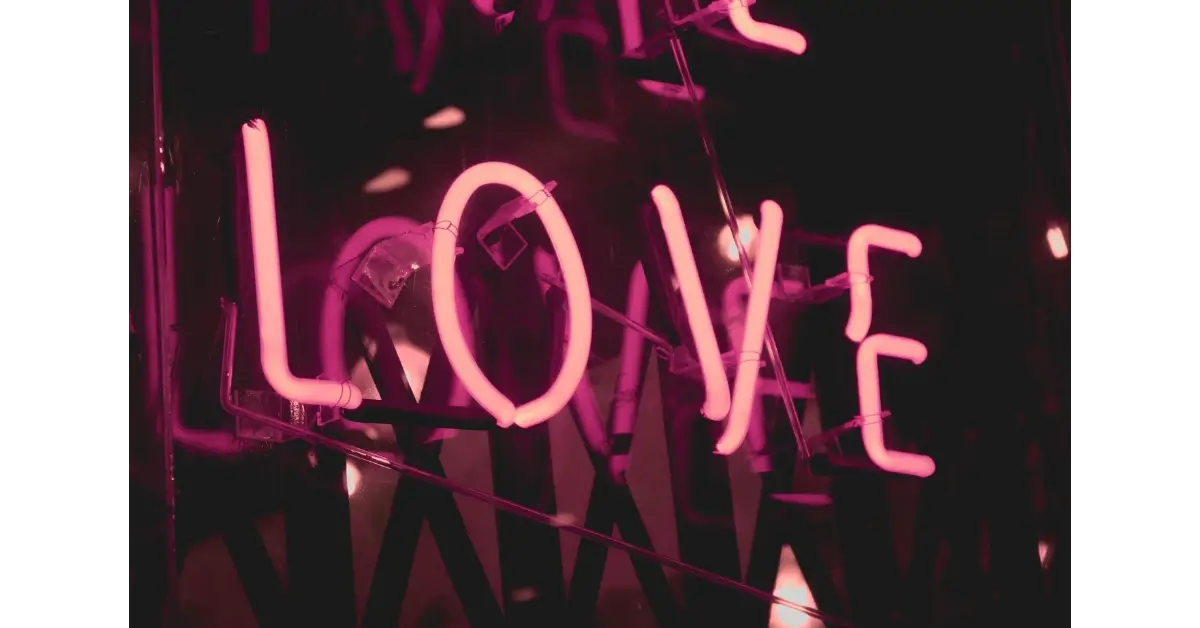 LED Love sign