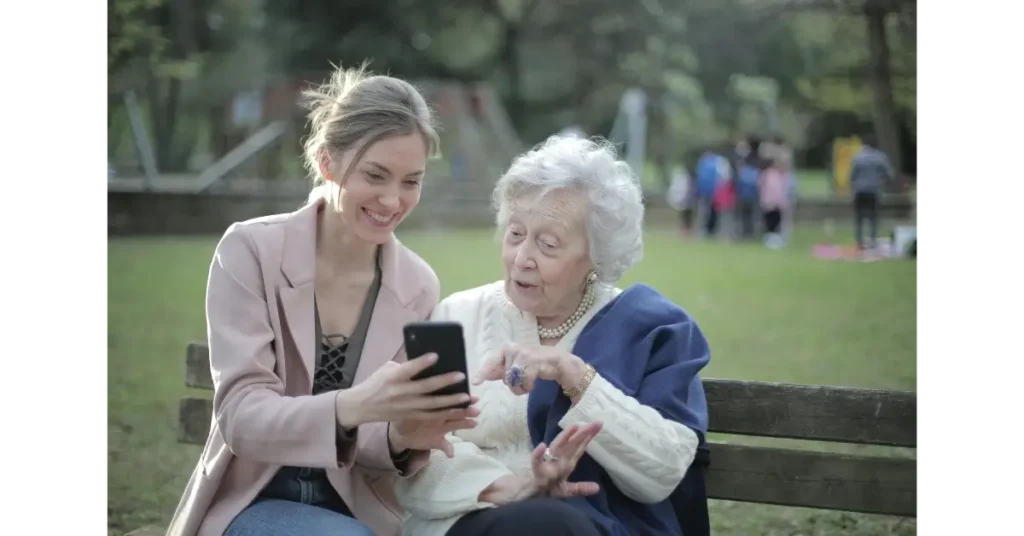 Mother and grandmother