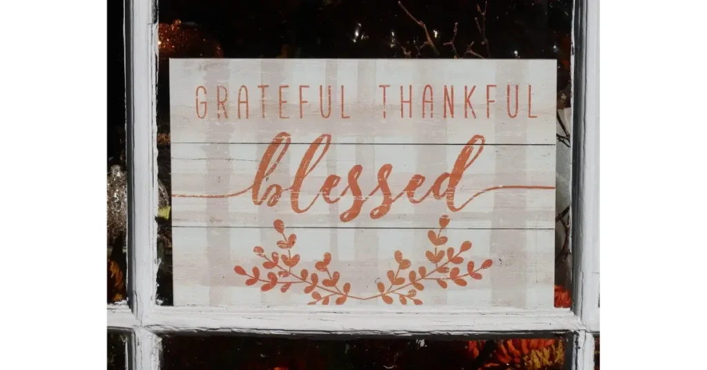 Positive Thankful Wednesday Blessings Sign