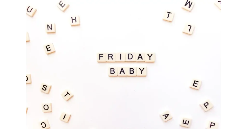 Scrabble - Friday Baby