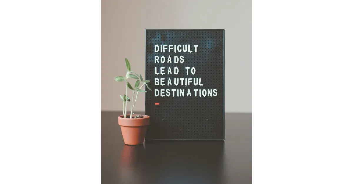 Difficult roads