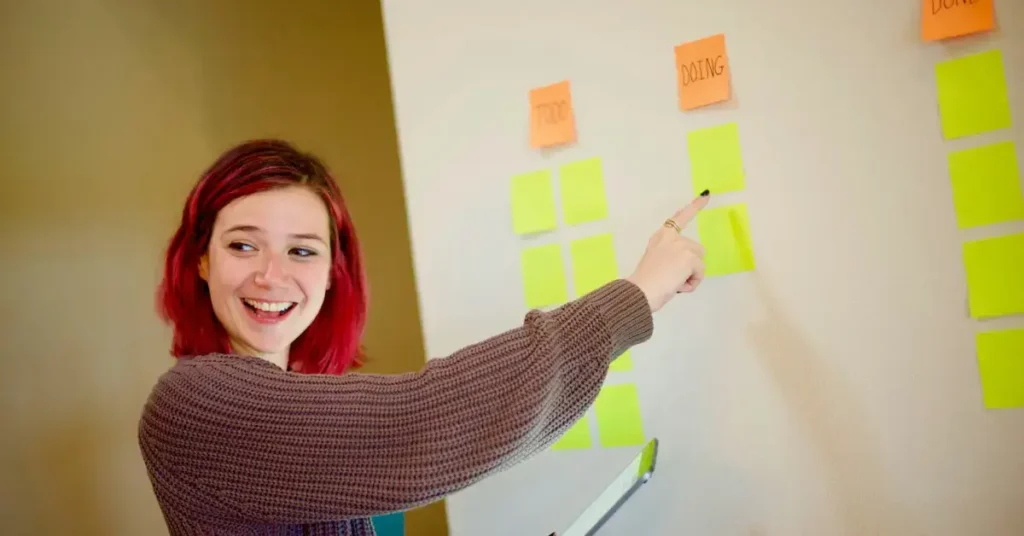 Female Teacher at the Board