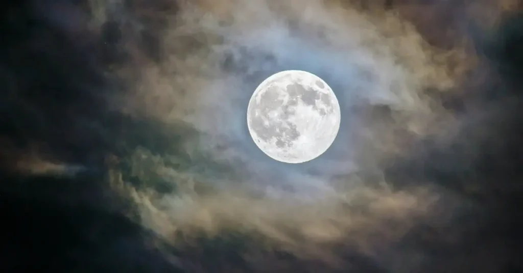 Full Moon in the sky