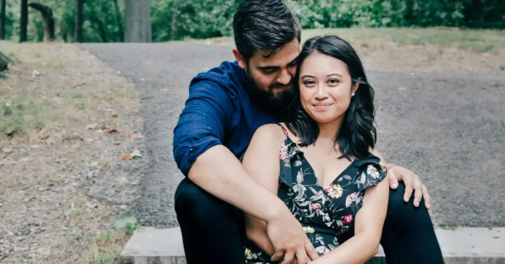 Happy Couple in the park