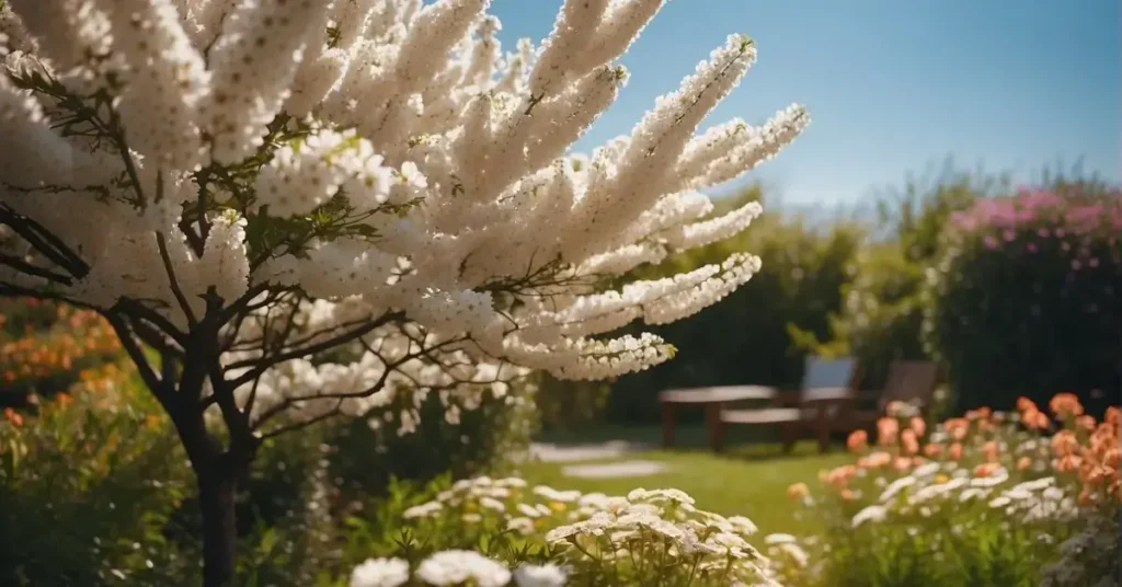 Tree with white Flowers